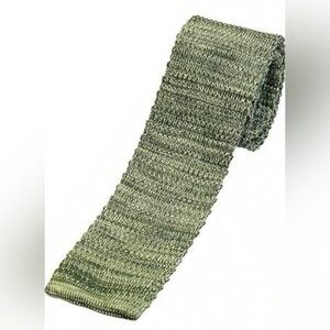 Green Knit Men's Tie